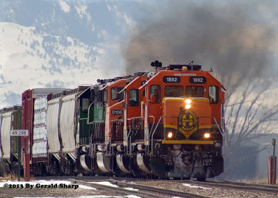 BNSF 1892 North Longmont Switch At Highland, CO