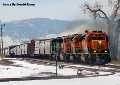 BNSF 1892 West Longmont Switch At Highland, CO