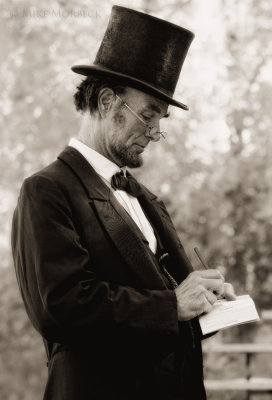 Fritz Klein as Abraham Lincoln