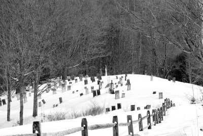 Snowy Graveyard
