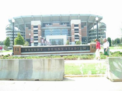 Its gameday, and we're off to Tuscaloosa