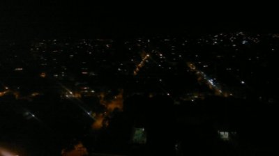 Vista do Hotel à noite