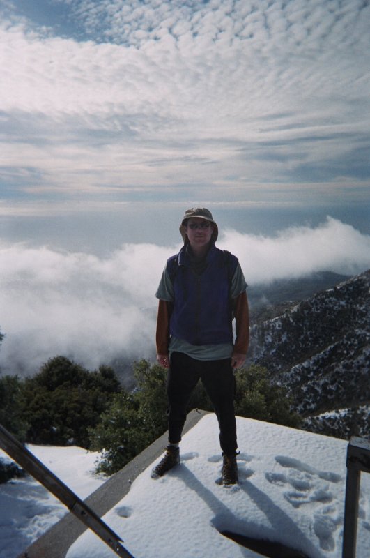 Scott at the summit
