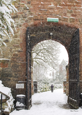 Castle gates blizzard