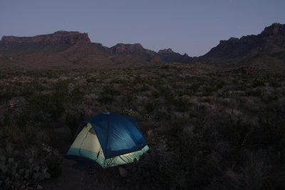 Twisted Shoe campsite Big Bend NP