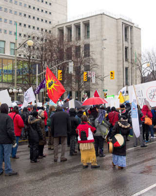 Manifestation autochtone  Ottawa, 11 janvier 2013