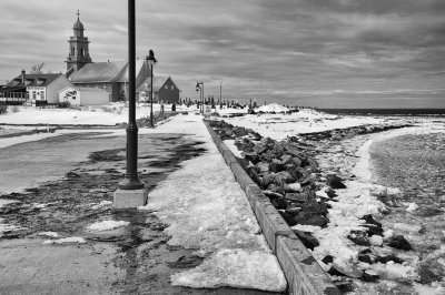 Sainte-Luce-sur-Mer, en regardant vers le nord.