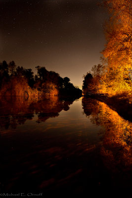 Dismal Swamp Canal at Night