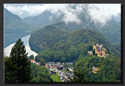 Schwangau and Hohenschwanstein Castle