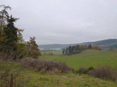 Zicht op Laachersee