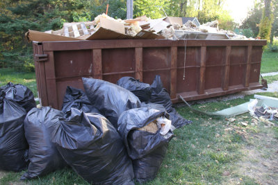 Dumpster for Attic Insulation_092912