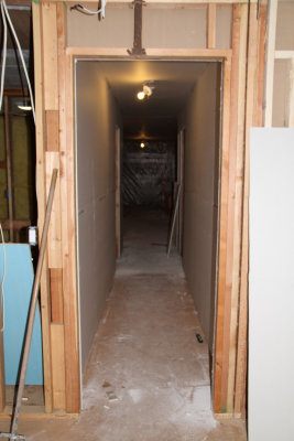 Another View of Drywalled Hallway_120512