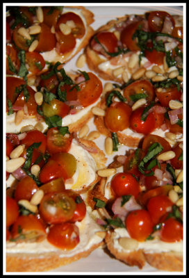 Tomato Crostini with Whipped Feta_041313