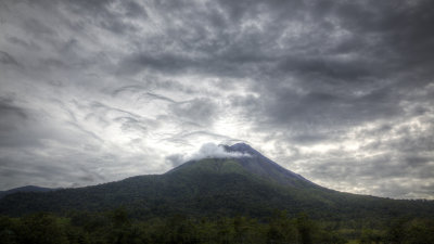 Cloudy afternoon at Arenal.
