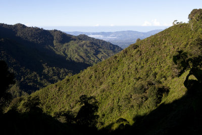 Looking down the valley toward San Isidro and the ocean.