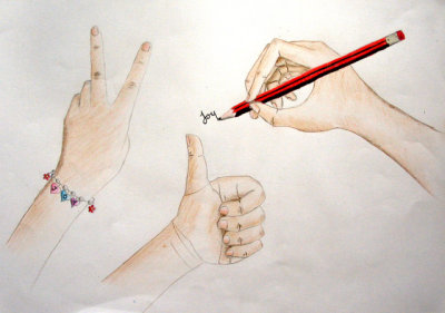 my hand, Joy, age:9