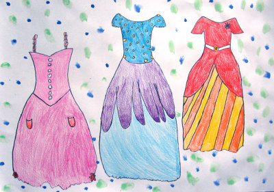 my beautiful dresses, Sophia Chen, age:8