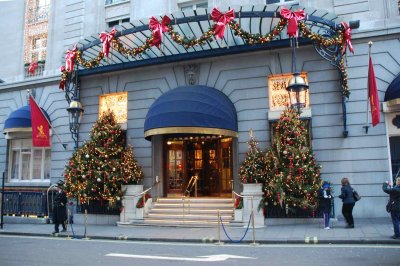 Side entrance to the Ritz