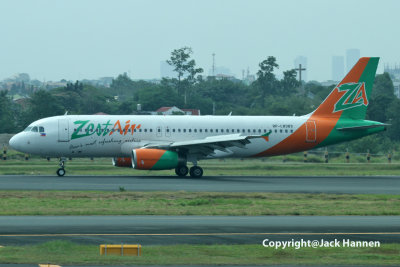 Just landed Zest Air A-320 RP-C8989