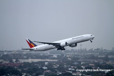 Taking off from Manila