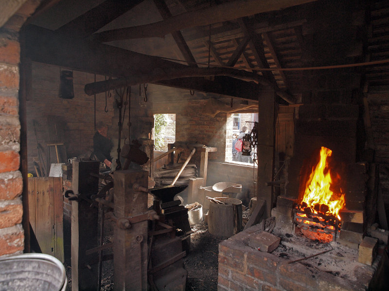 A FORGE AT BLACK COUNTRY MUSEUM  DUDLEY