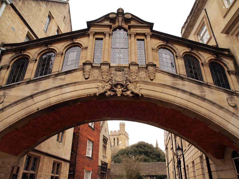 THIS BRIDGE LINKS BOTH SIDES OF THIS UNIVERSITY