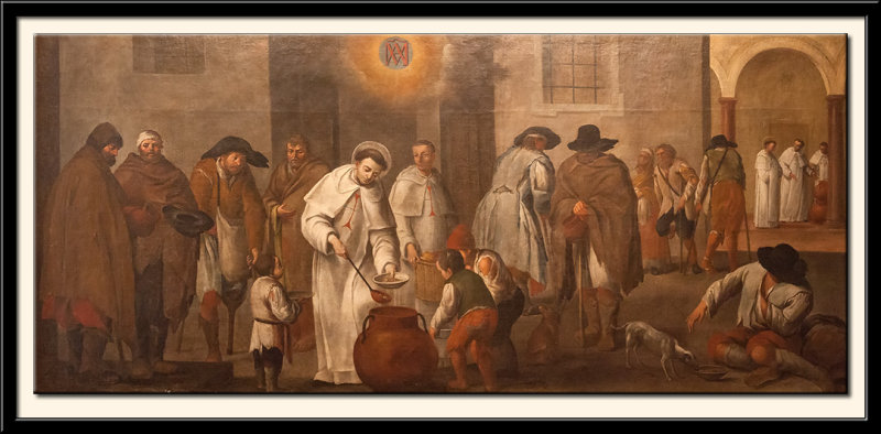 Saint John of Matra distributing alms.