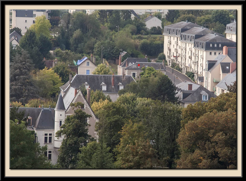 Our rented House from the ramparts.