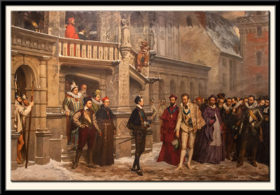 Henri III and the Duc de Guise in Blois 1588. (1855)