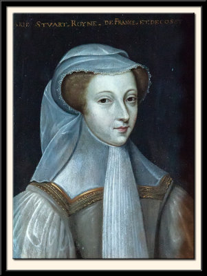 Mary Stuart, Queen of Scotland and France, 1542-1587, in mourning.