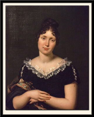 Potrait d'Emilie de Beaubarnais, Comtesse de la Valette.