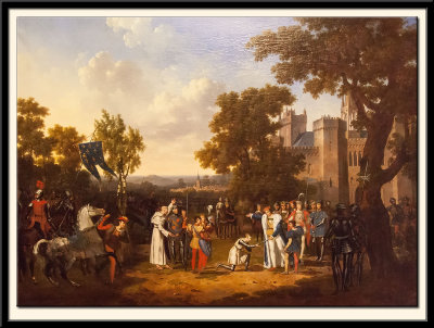 Jeanne d'Arc et Charles VII.  Salon de 1808