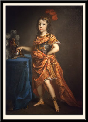 Portrait d'Enfant en General Romain