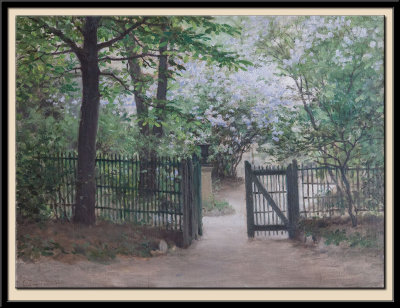 Le Jardin du peintre a Paris 1886