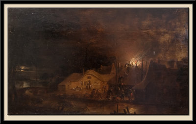 Incendie, effet de nuit, 1764