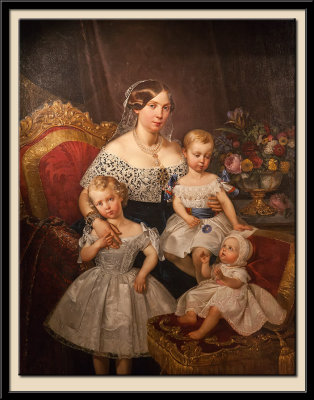 La duchesse de parme et ses enfants, 1819-1864