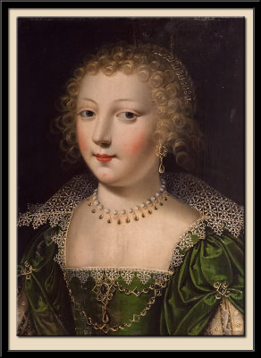Portrait prsum de Marie d'Orlans, vers 1635
