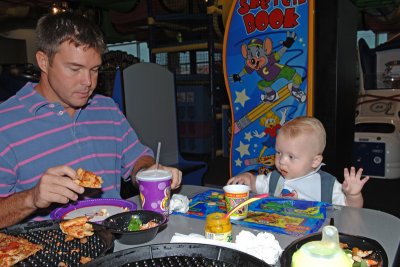 Celebrate age 11 months at Chuck E Cheese