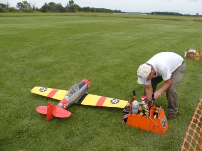 Al and his AT6 Texan