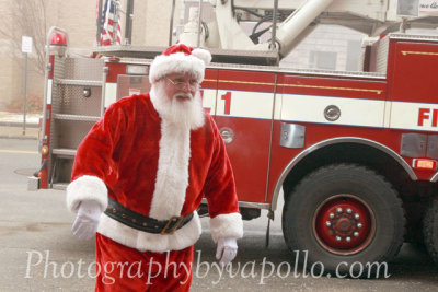 Santa Clause at Leominster,Fire  Station Dec 2,2012