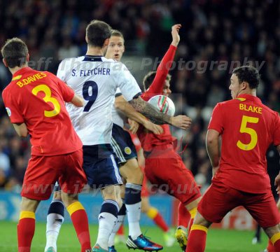 Wales  v Scotland FIFA 2014 World Cup Qualifier football