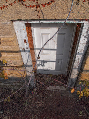 Unused Door - Mineral Point, Wisconsin