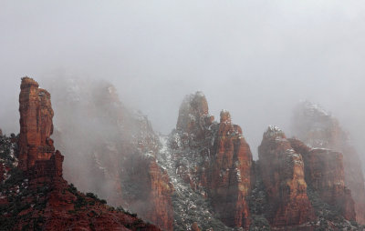 Spires in the Clouds -  Sedona, Arizona