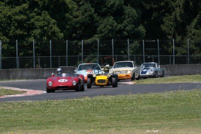 Ginetta, Lotus 7, Porsche, Volvo and Porsche