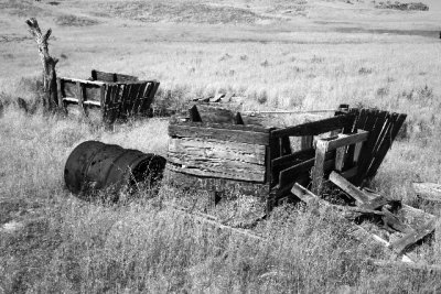 More stuff in the desert, B&W