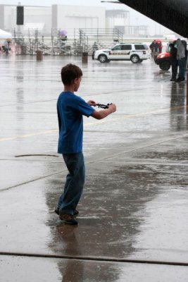 And then the rain came.