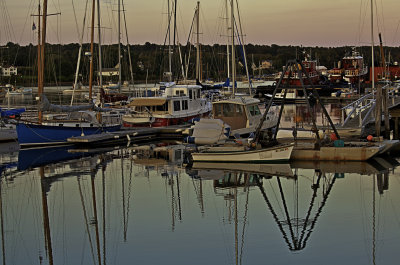 Sundown, Belfast harbor