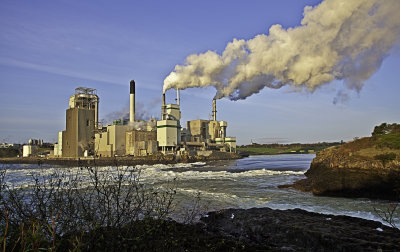 Reversing Falls & Irving Factory, morning