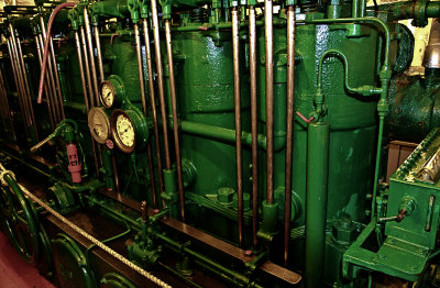 Boat engine room