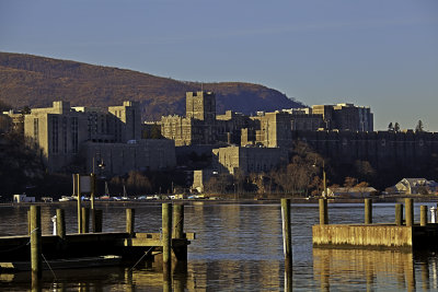 USMA @ West Point viewed from Garrison, NY